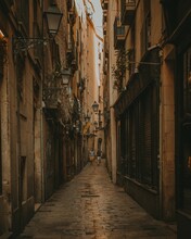 Alley In Barcelona