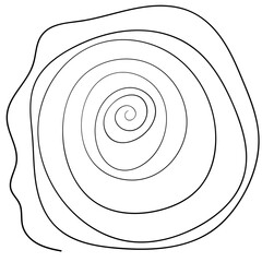 Poster - Coil illustration. Vector coil transparent background.