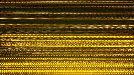 Poster - Diagonal beams of golden square particles, computer generated. 3d rendering abstract backdrop