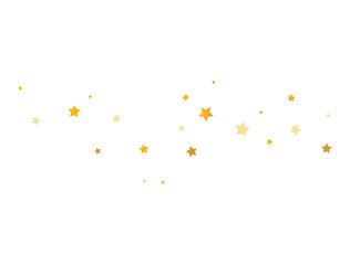 Wall Mural - Golden stars wave. Celebration banner. Magic decoration. Gold shooting stars. Glitter elegant design elements. Christmas texture. Vector illustration