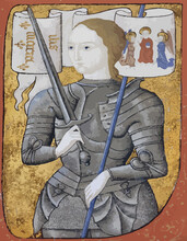 Saint Joan Of Arc Illustrated Illumination In Colour