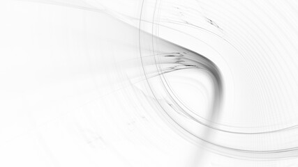 Aufkleber - Abstract digital technology background. Dynamic lines composition. Detailed generative fractal graphics.