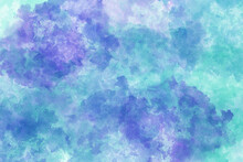 Abstract Purple Blue Teal Sponge Textured Background