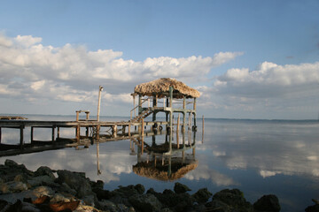 Wall Mural - early morning pier