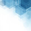 © Kateryna - Light BLUE vector layout with hexagonal shapes. Glitter abstract illustration in hexagonal style. New design for website s poster, banner. eps 10