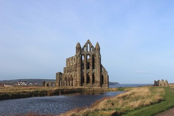 whitby abbey, north yorkshire.
