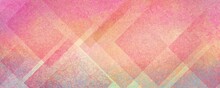 Abstract Pink Yellow And Orange Background With Diamond And Triangle Shapes Layered In Modern Abstract Pattern Design, Faint Scratched Line Texture Material