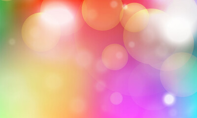 Beautiful bokeh circles abstract background.