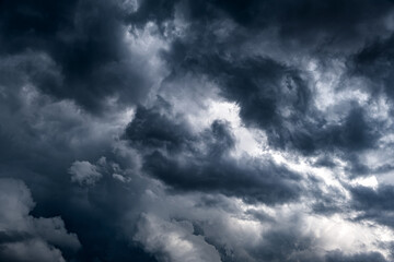 Wall Mural - dramatic clouds background