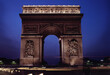 © SuperStock - Triumphal arch in a city, Arc De Triomphe, Paris, Ile-de-France, France