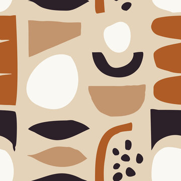 Wall Mural -  - abstract geometric shapes seamless pattern
