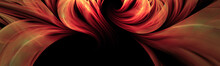 Abstract, Illustrations, Wallpapers. Red Devil Fox Tail Background