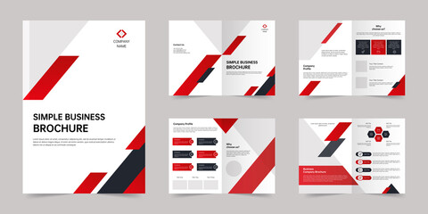 Business company annual brochure