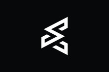 SE Logo Letter Design On Luxury Background. ES Logo Monogram Initials Letter Concept. SE Icon Logo Design. ES Elegant And Professional Letter Icon Design On Black Background. S E SE ES 