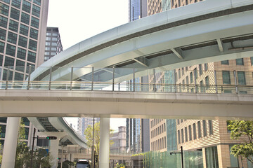 Poster - Buildings in Tokyo, Minato City, Higashishinbashi