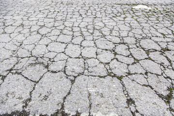 Wall Mural - Broken street floor