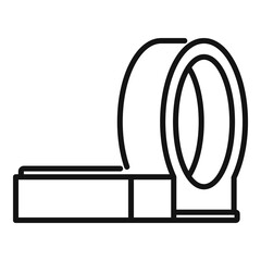 Poster - Magnetic resonance imaging equipment icon. Outline magnetic resonance imaging equipment vector icon for web design isolated on white background