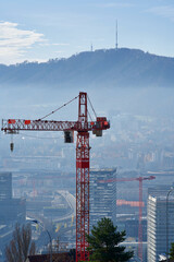 View over the city of Zurich, Switzerland.