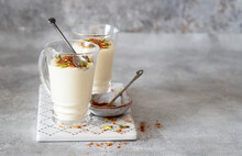 Sahlab Drink Is A Middle Eastern Sweet Milk Pudding