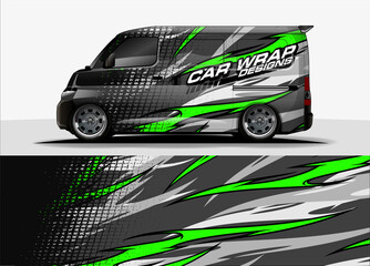 abstract background vector for racing car wrap design and vehicle livery 
