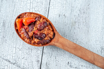 Sticker - Spoon of chili con carne