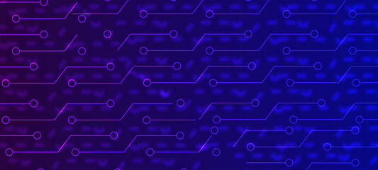 Wall Mural - circuit board background . Abstract futuristic technology background . 