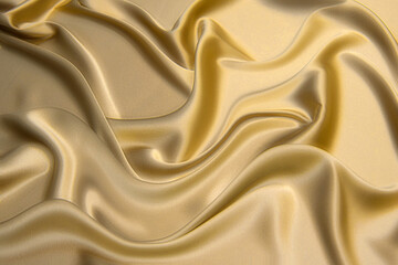 Wall Mural - Milk-colored taffeta silk fabric artistic layout. Texture, background. template.