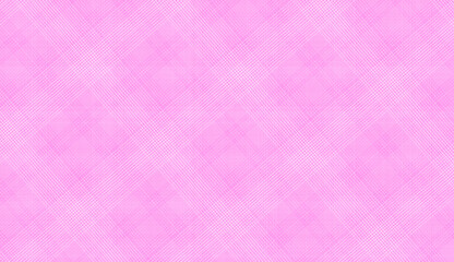 Poster - Light pink vector background with mesh lines. Delicate seamless striped patterns. Fabric pink textures. Tileable swatches. Pink background with stripes. Thin white diagonal stripes on pink. Vector 