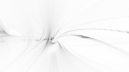 Aufkleber - Abstract digital technology background. Dynamic lines composition. Detailed generative fractal graphics.
