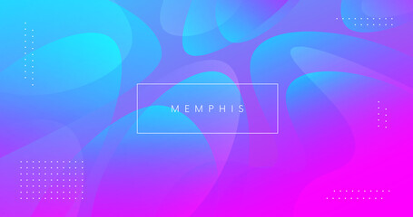 Poster - Abstract background with fluid shapes vector design. Minimal poster. Futuristic backdrop. Dynamic 3d composition for Banner, Landing Page, Web, Cover, Brochure.