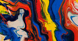 Fototapeta Młodzieżowe - Modern abstract background. Fluid art. Liquid marble texture. Acrylic paints pour vector design. Contemporary art.