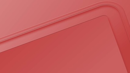 Poster - Abstract background of graphic elements - frame and background in red gradient with space for your text - 3D Illustration