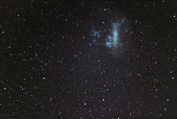 large magellanic cloud on an australian night