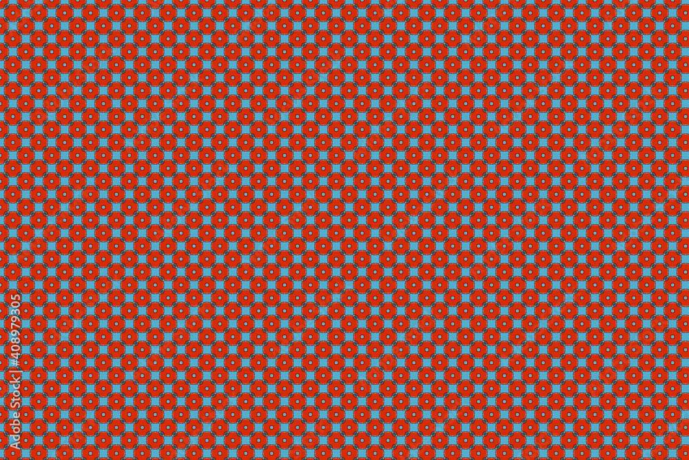 seamless geometric pattern with shapes