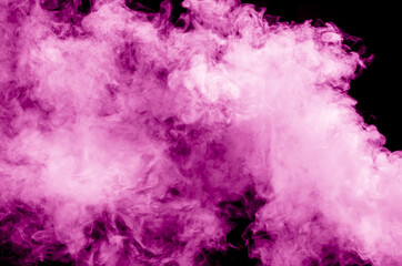 Poster - Pink smoke as an abstract background.