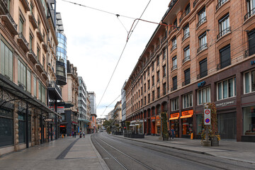 Naklejka na meble General views from the beautiful landmarks of the city from Switzerland