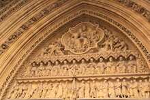 Detail Of The Facade Of The Westminster Abbey