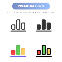 chart icon for your web site design, logo, app, UI. Vector graphics illustration and editable stroke. icon design EPS 10.