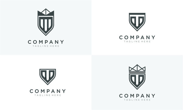 Creative monogram logo template