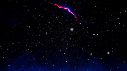 Wall Mural - nebulae lines of light that formed in the great universe