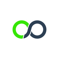 Aufkleber - modern geometric simple logo design initiasl branding ,icon. vector ilustration .