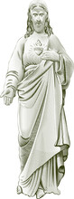 
Vector Image Of Jesus Christ In The Style Of Classical Graphics Engraving