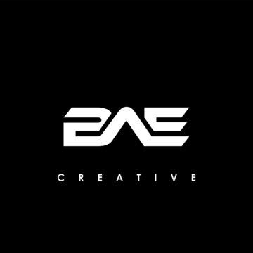 BAE Letter Initial Logo Design Template Vector Illustration