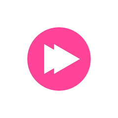 Poster - play icon in a flat, isolated and trendy style. Play icon background for your website design logo, app, UI. Vector icon illustration, EPS10.