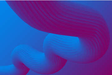 Poster - abstract background with 3d fluid