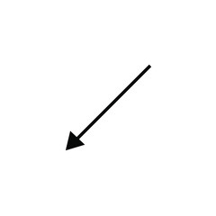 Poster - arrows in trendy flat style isolated on background Drink arrow icon page symbol for your website design Clock icon logo, app, UI. Clock icon Vector illustration, EPS10