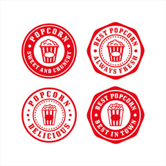 Poster - Popcorn stamps design premium collection