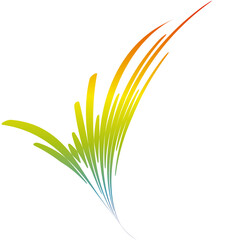 Aufkleber - Abstract background with a colored dynamic wave. Jpeg Illustration for design