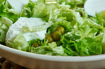 Canvas Print - Healthy Fresh Pea Mint And Feta Salad