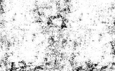 Poster - Rough black and white texture vector. Distressed overlay texture. Grunge background. Abstract textured effect. Vector Illustration. Black isolated on white background. EPS10
